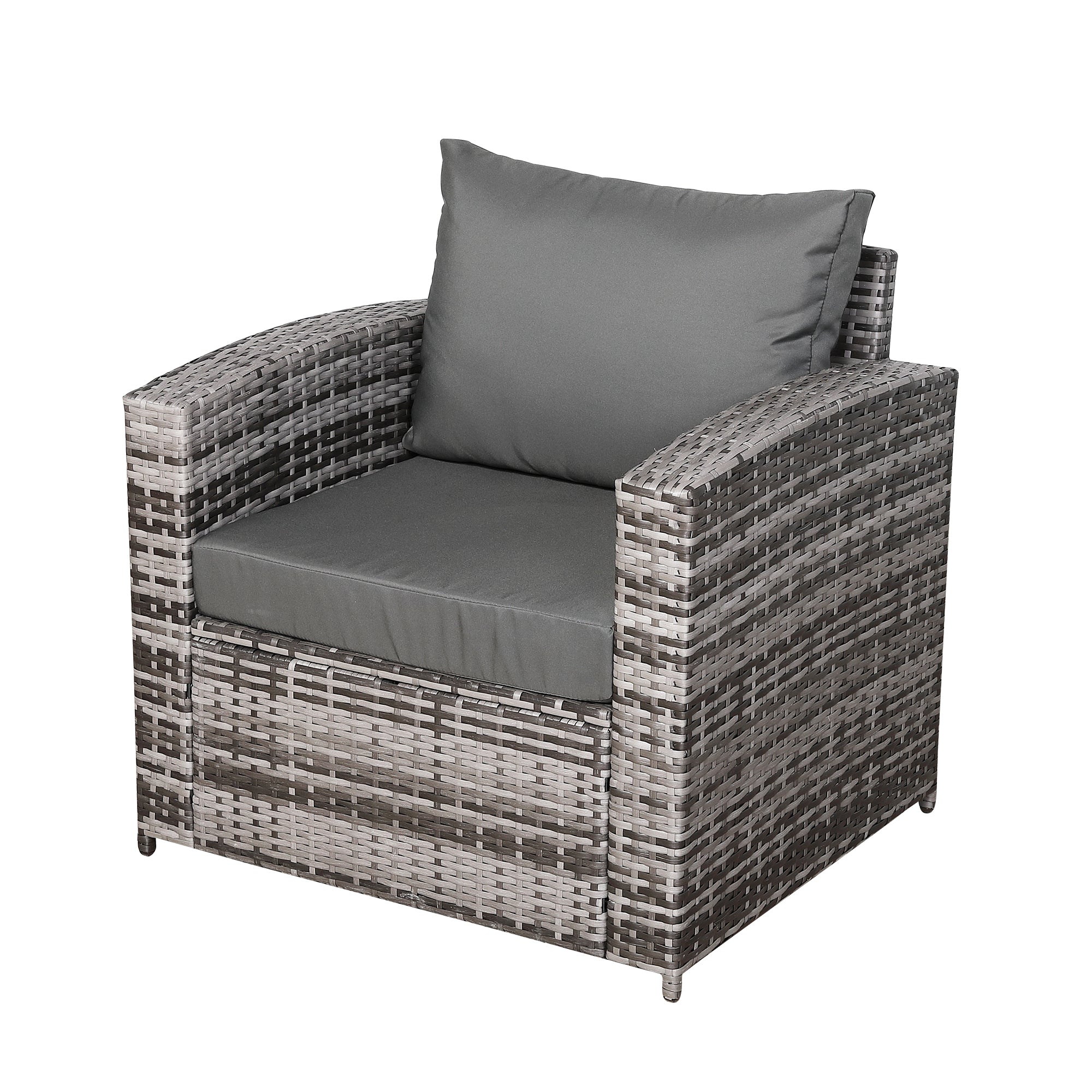 IN STOCK...Henley Range High Back Arm Chair In Dark Grey Weave