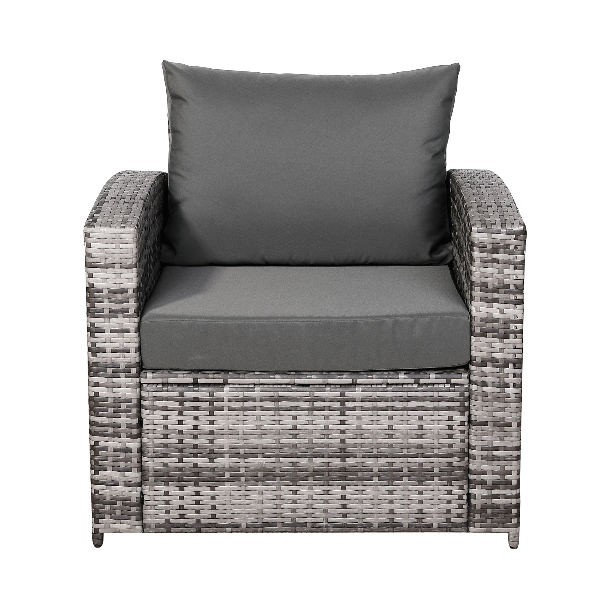 IN STOCK...Henley Range High Back Arm Chair In Dark Grey Weave