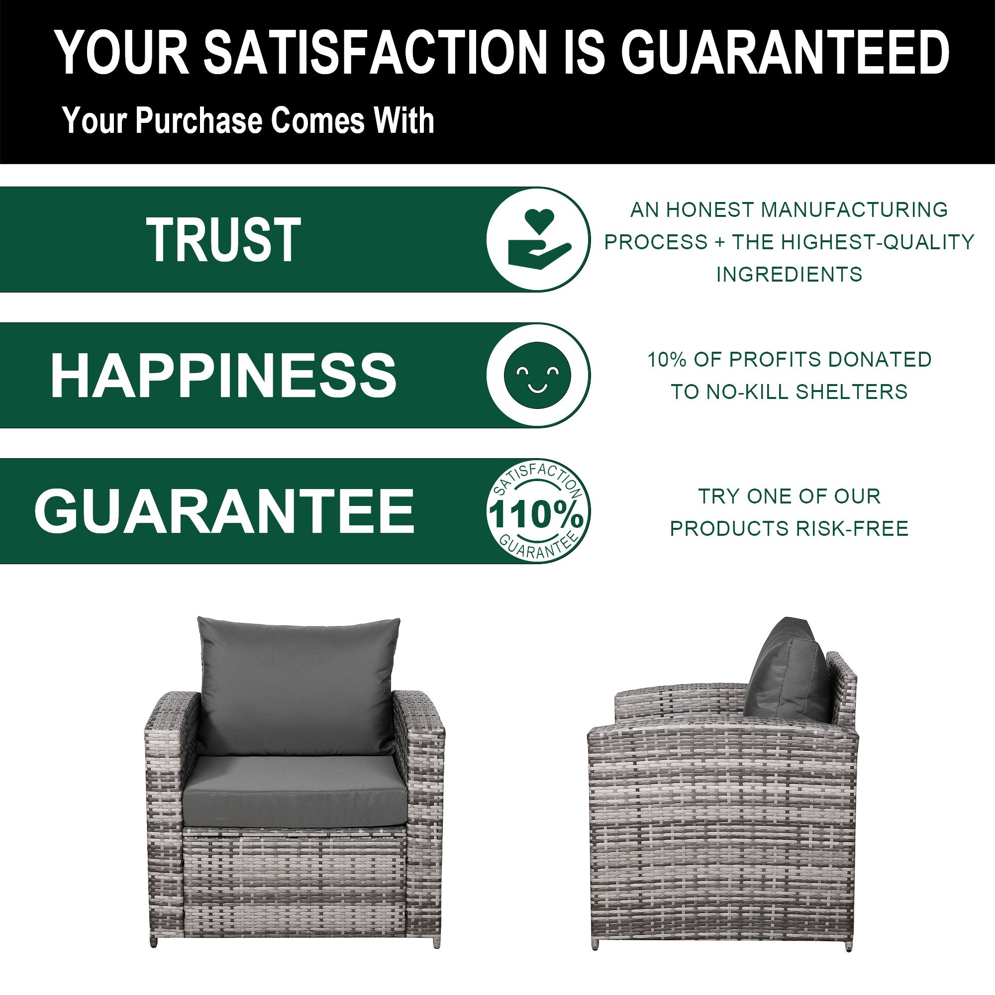 IN STOCK...Henley Range High Back Arm Chair In Dark Grey Weave