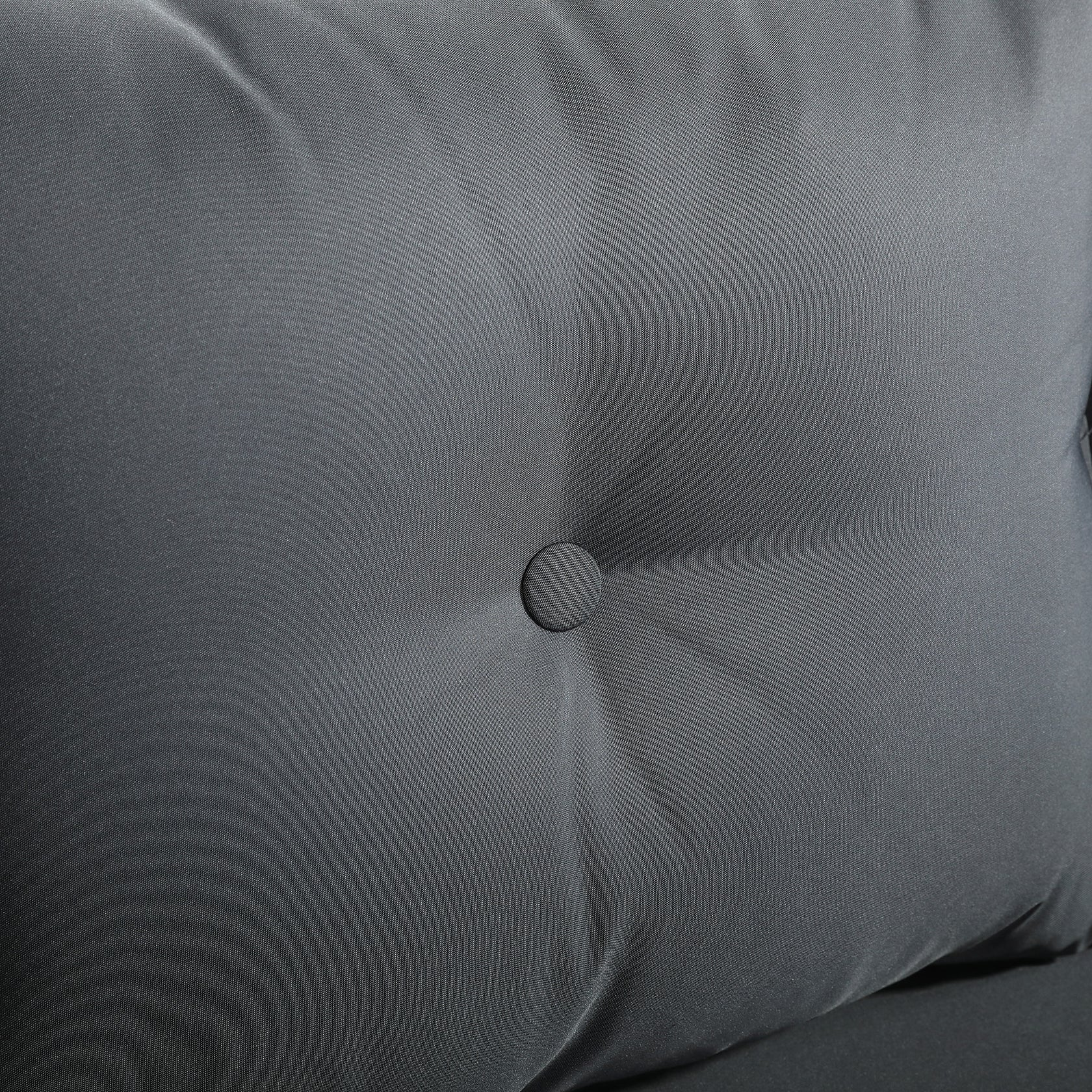 Henley Range 9-Seater High Back Elite Rattan Garden Conservatory LHF Corner Sofa Set with Arm Chair,Bench,Rectangular Dining Table Weaved in Grey Rattan and Cushions