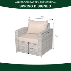 PRE ORDER...END OF MAY Dispatch...Eton Range High Back Arm Chair In Light Grey Weave