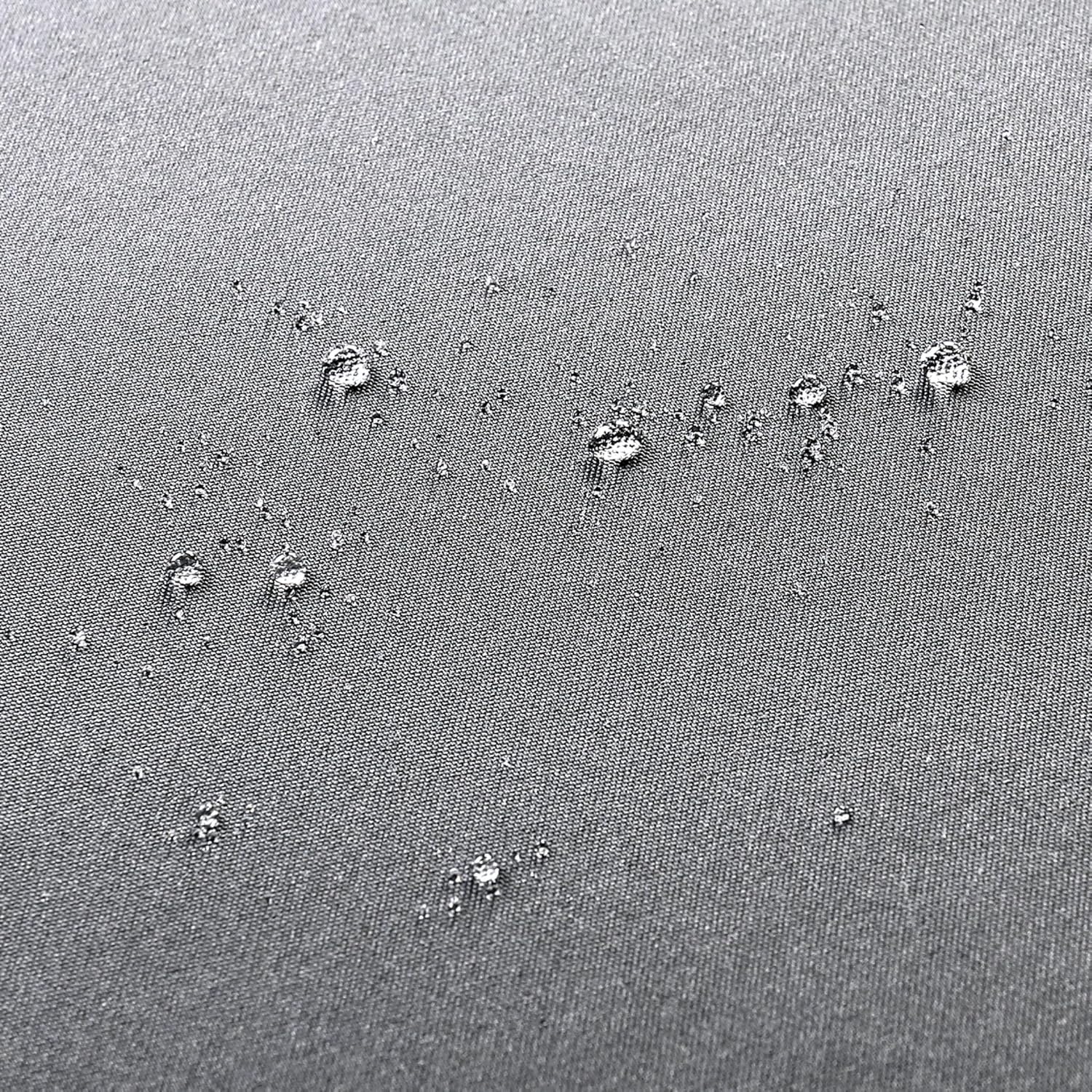 Henley Range 6-Seater High Back Elite Rattan Garden Conservatory Corner Sofa Set with Footstool and Rising Square Dining Table Weaved in Grey Rattan，Grey Cushions